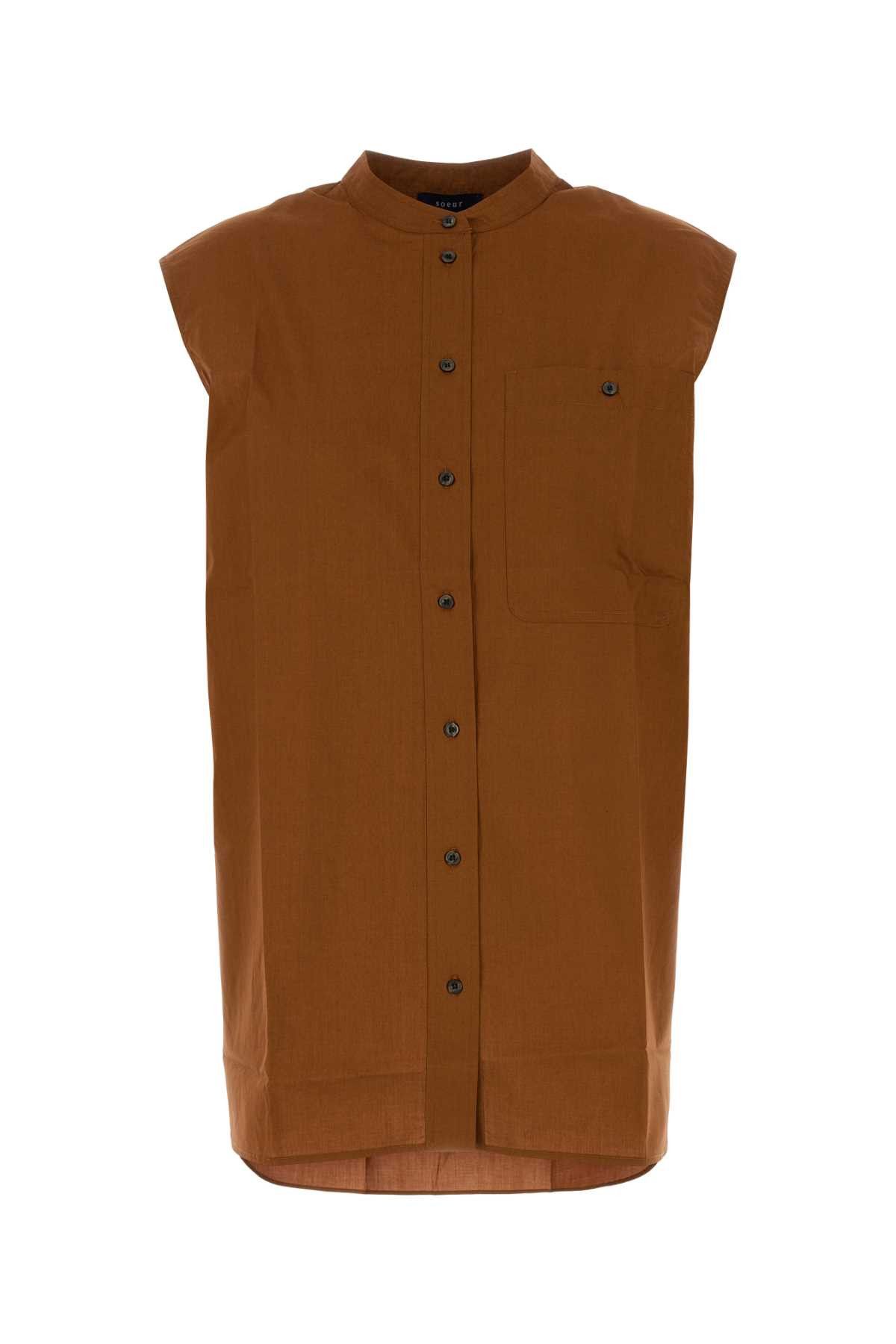 Soeur Brick Cotton Colette Shirt Size S / US 4 / IT 40 - 1 Thumbnail