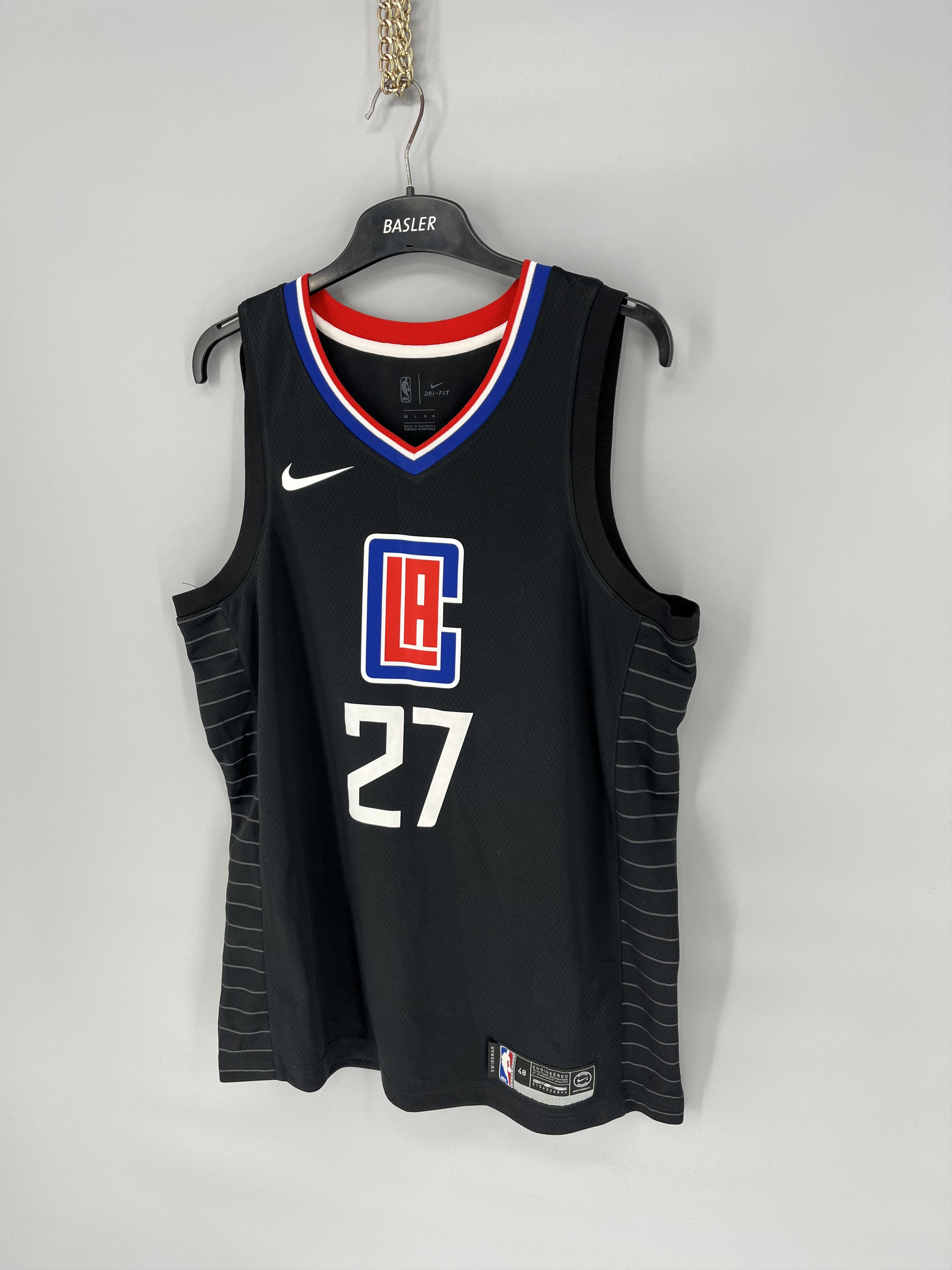 NBA Nike NBA Los Angeles Clippers №27 Tudor Black Size US L / EU 52-54 / 3 - 3 Thumbnail
