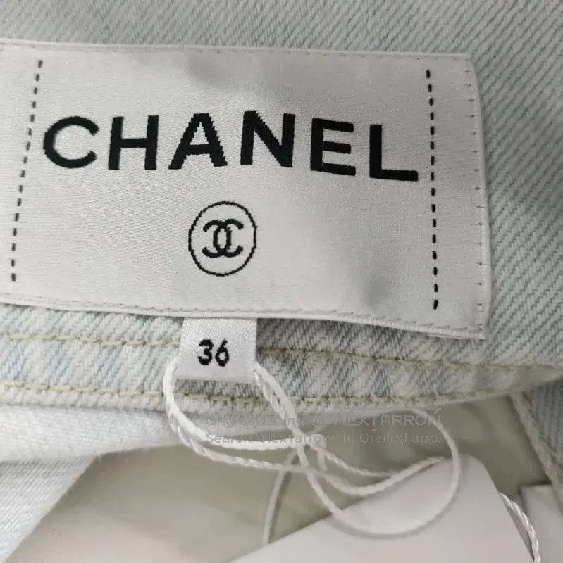Chanel Chanel Light Blue Cotton Women's Cardigan . Size M / US 6-8 / IT 42-44 - 3 Thumbnail