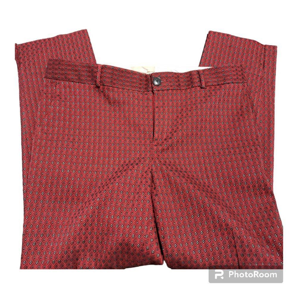 Banana Republic CT698 Banana Republic Ladies Red & Black Pant 12 Size 34" / US 12 / IT 48 - 6 Thumbnail