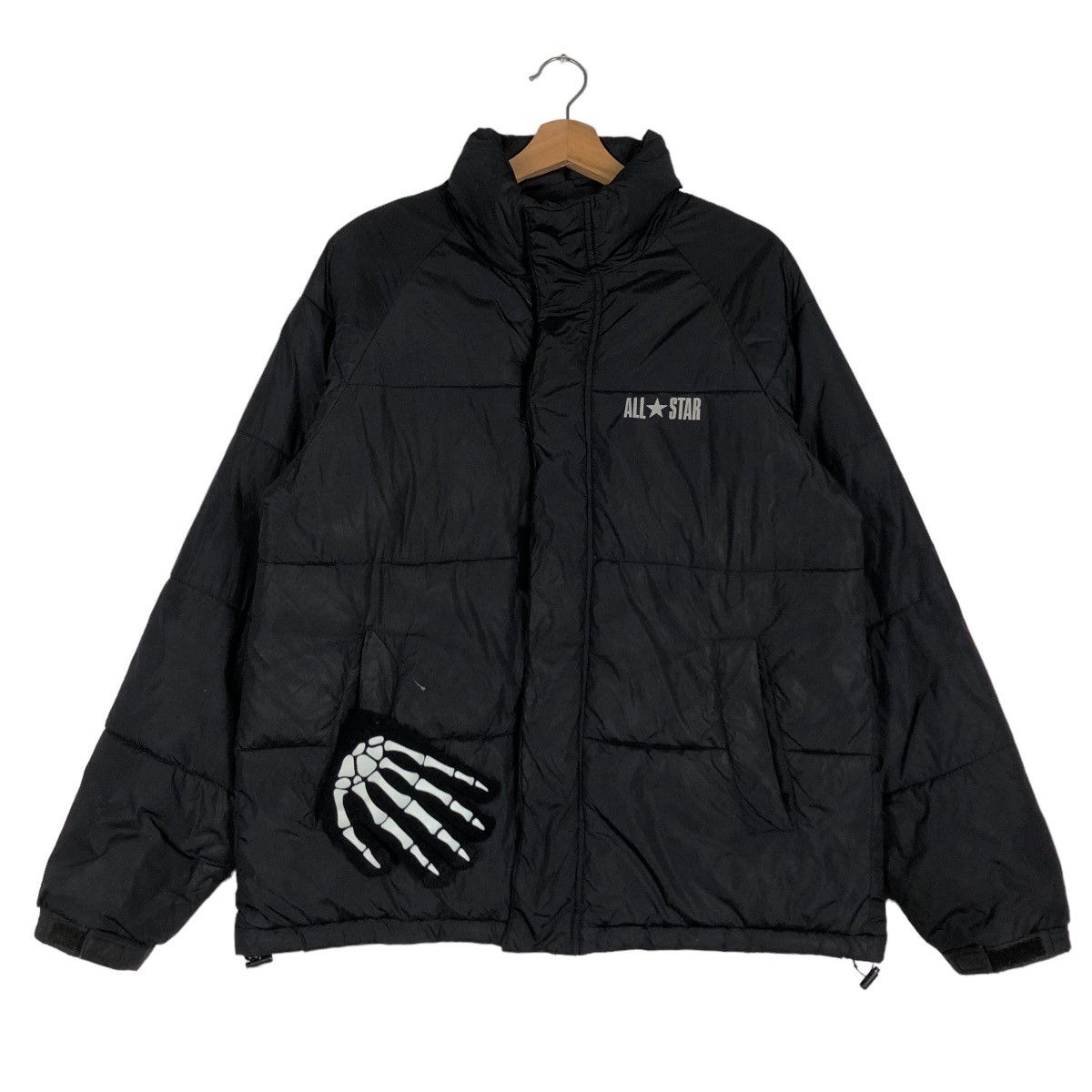 Japanese Brand 🔥90’s Vintage Down Puffer Jacket All Star Converse Size US L / EU 52-54 / 3 - 2 Thumbnail