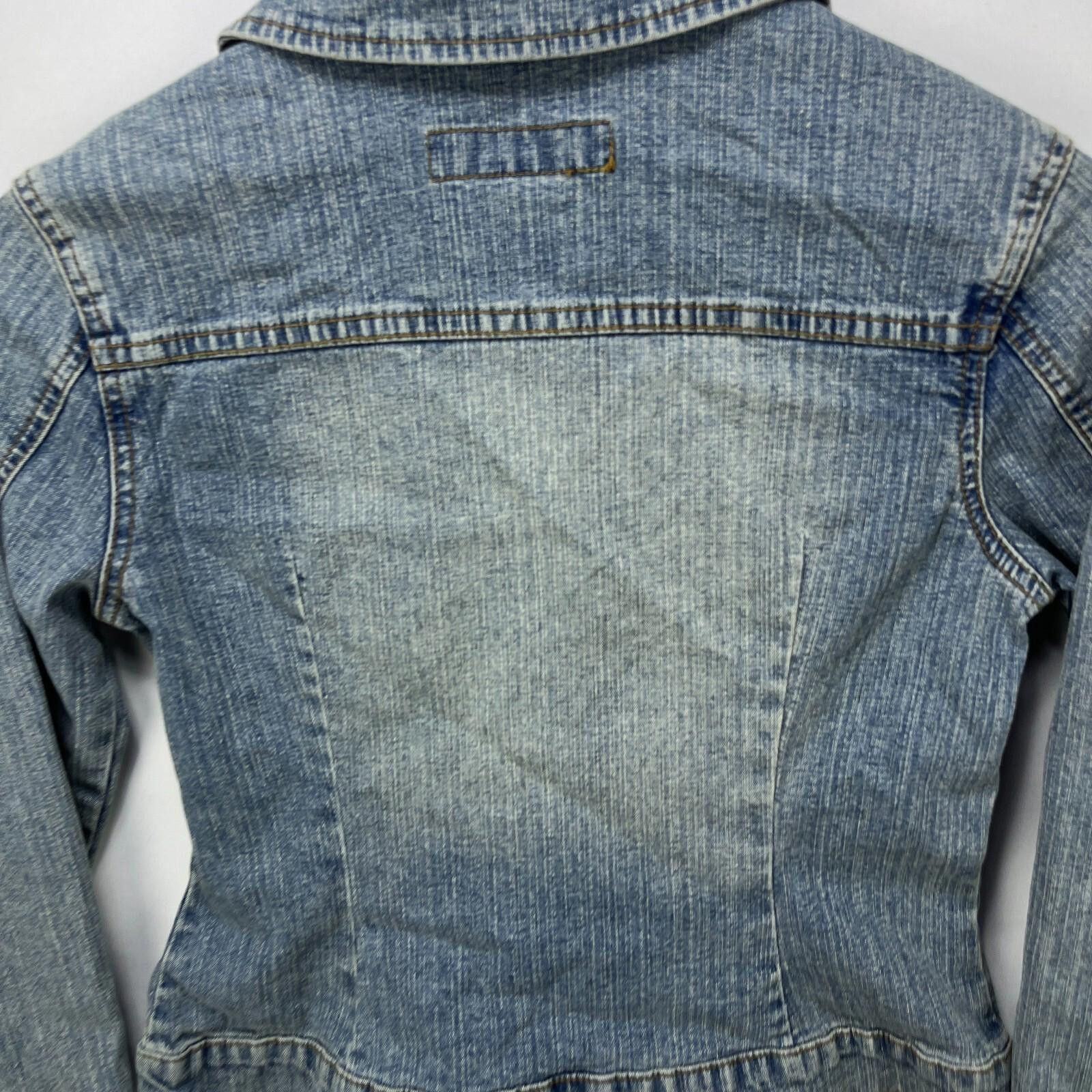 Other Vintage Y2K Revolt Jeans Womens Denim Jacket Medium Size M / US 6-8 / IT 42-44 - 11 Thumbnail