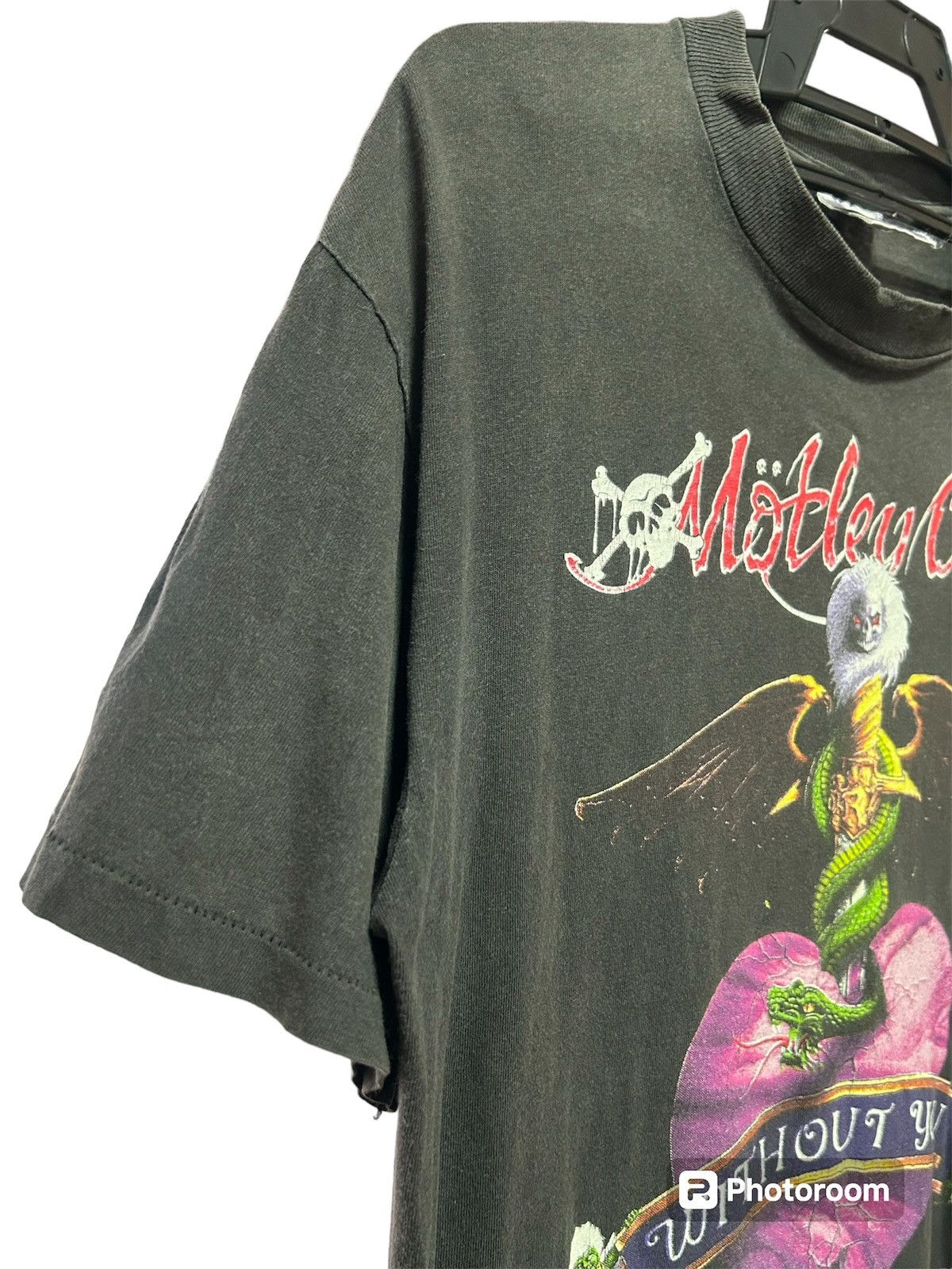 Band Tees Vintage Motley Crue Without You Drx Feel Good Size US L / EU 52-54 / 3 - 3 Thumbnail