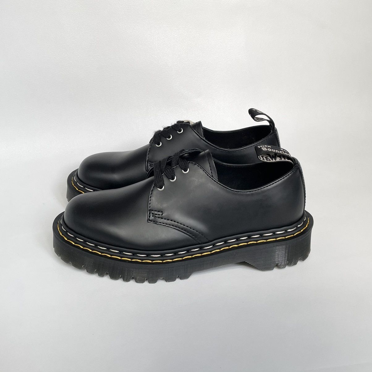 Dr. Martens × Rick Owens ‘Bex 1461’ Black Leather Shoes Size US 8 / IT 38 - 6 Thumbnail