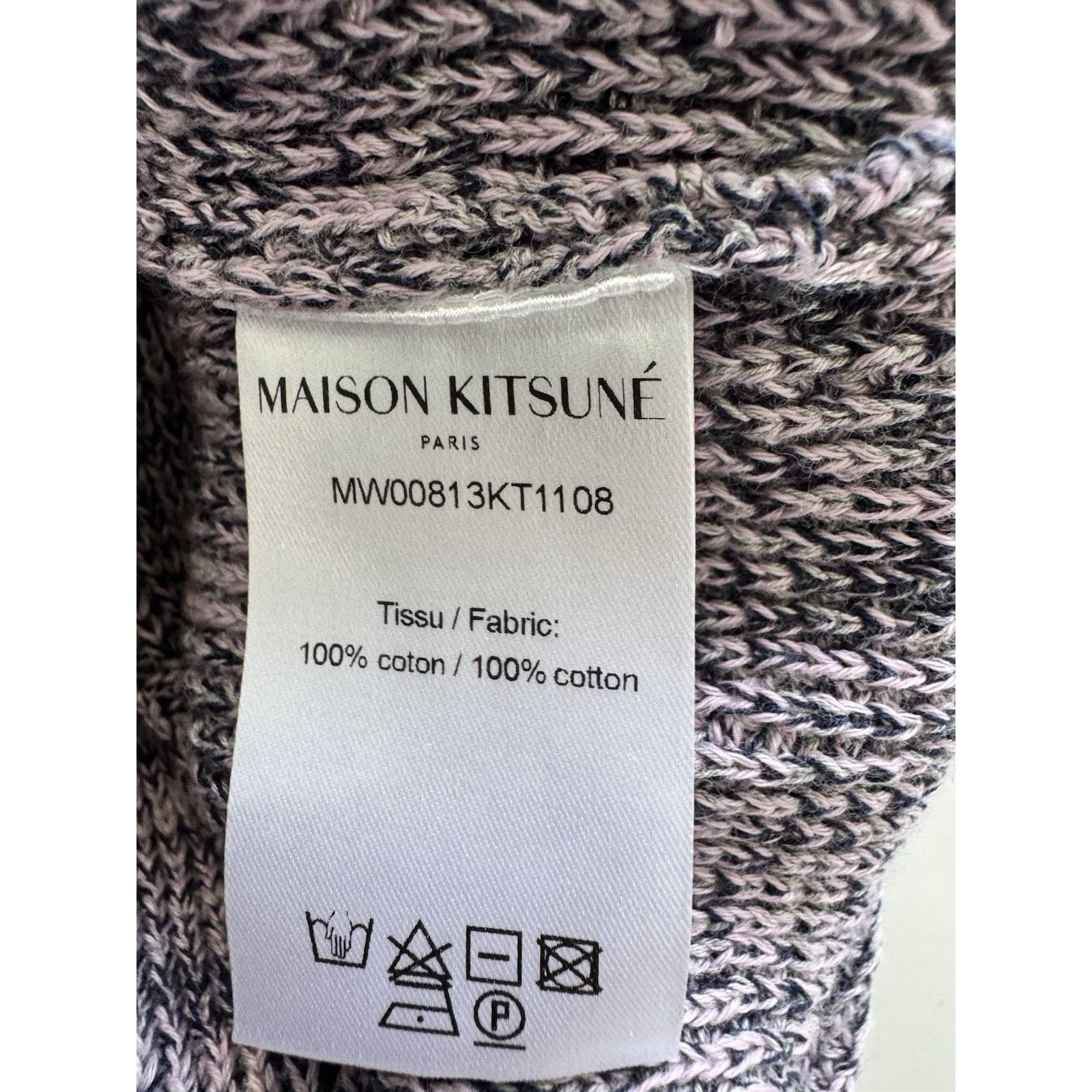 Maison Kitsune Maison Kitsune Women’s Handwriting Cropped Vest L Size US L / EU 52-54 / 3 - 4 Thumbnail