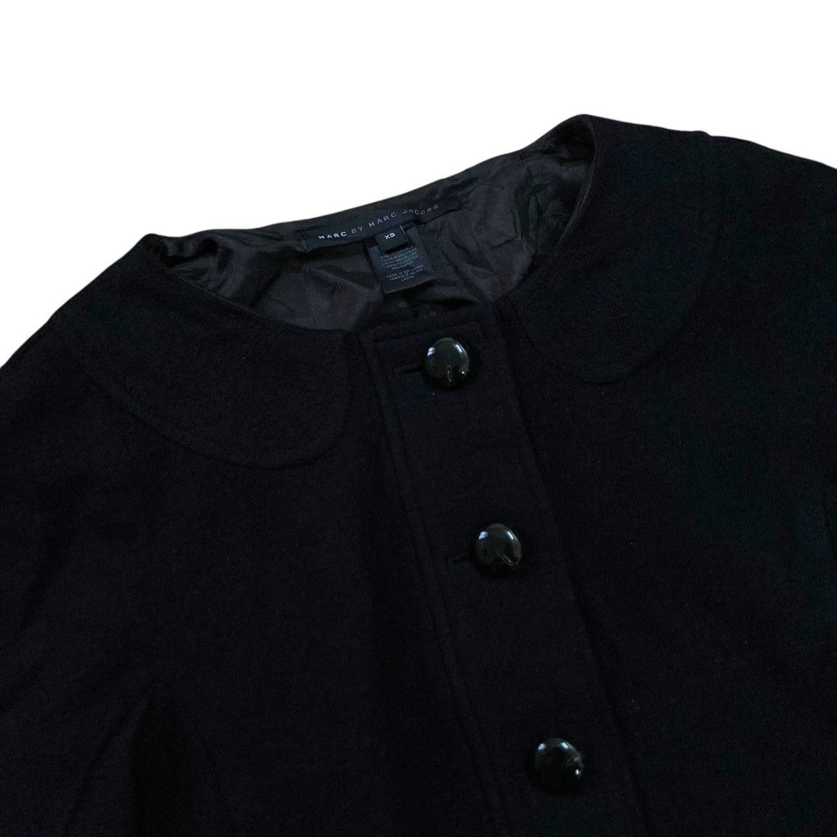 Marc Jacobs MARC by MARC JACOBS BUTTON UP WOOL CROP JACKET Size XS / US 0-2 / IT 36-38 - 8 Thumbnail
