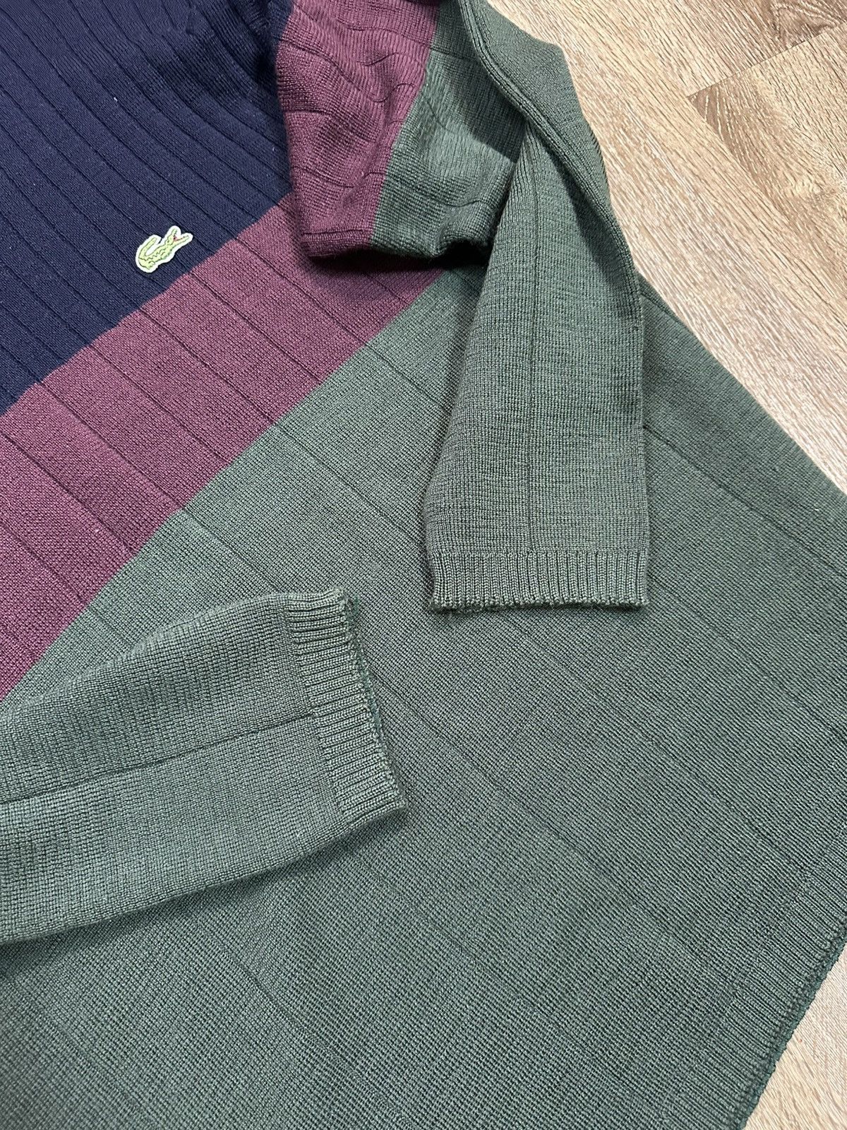 Lacoste Lacoste Wool Knit Sweater Size US XL / EU 56 / 4 - 4 Thumbnail