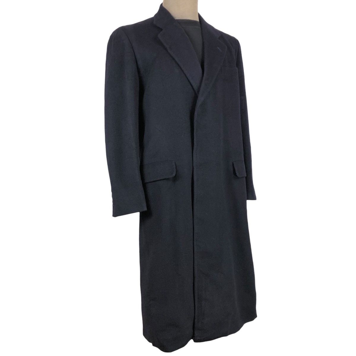 Burberry Vintage Burberrys Wool Cashmere Car Coat Size US L / EU 52-54 / 3 - 3 Thumbnail