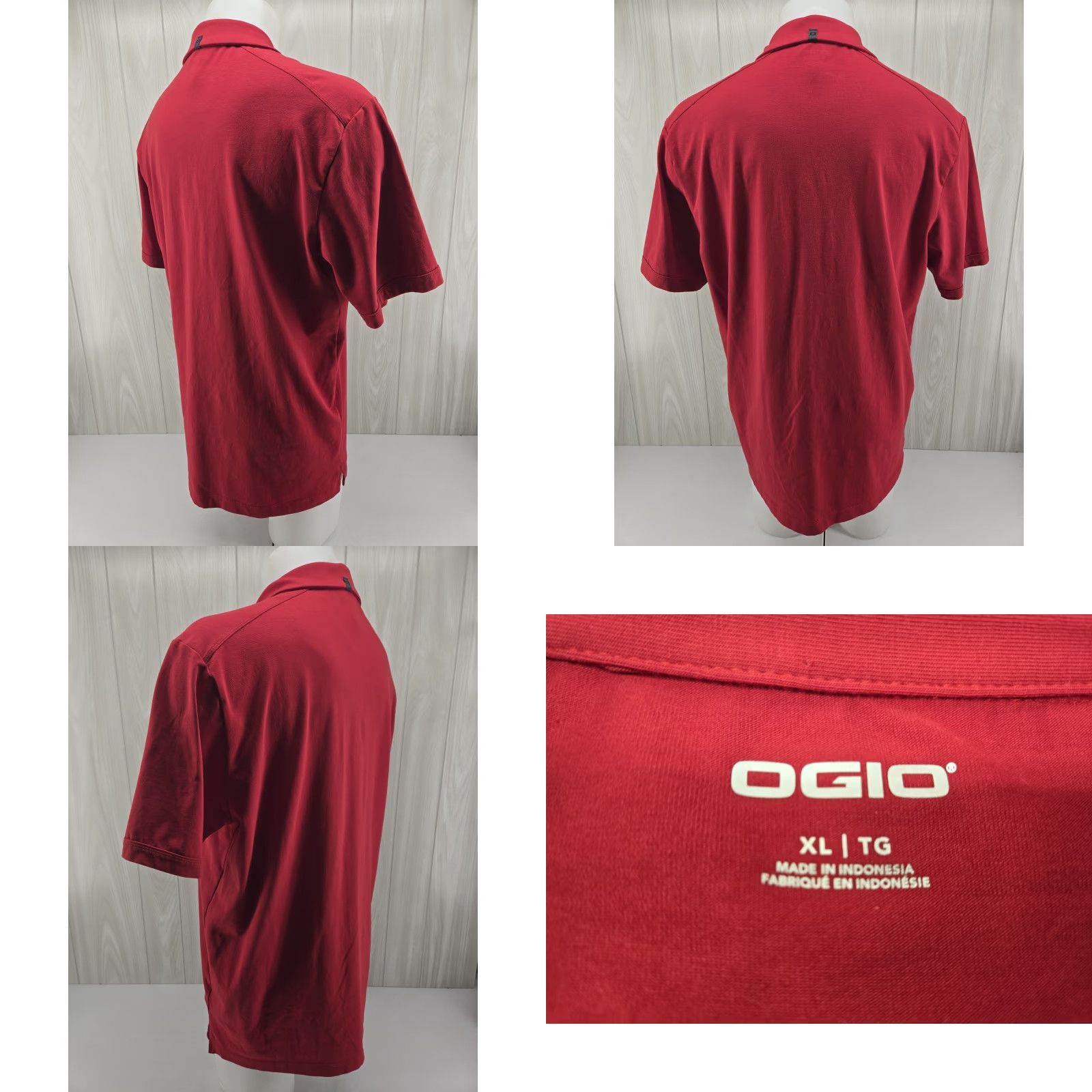 Vintage OGIO Polo Shirt Mens XL Hornady Ammunition Red Embroidered Short Sleeve Solid OGIO Size US XL / EU 56 / 4 - 8 Thumbnail