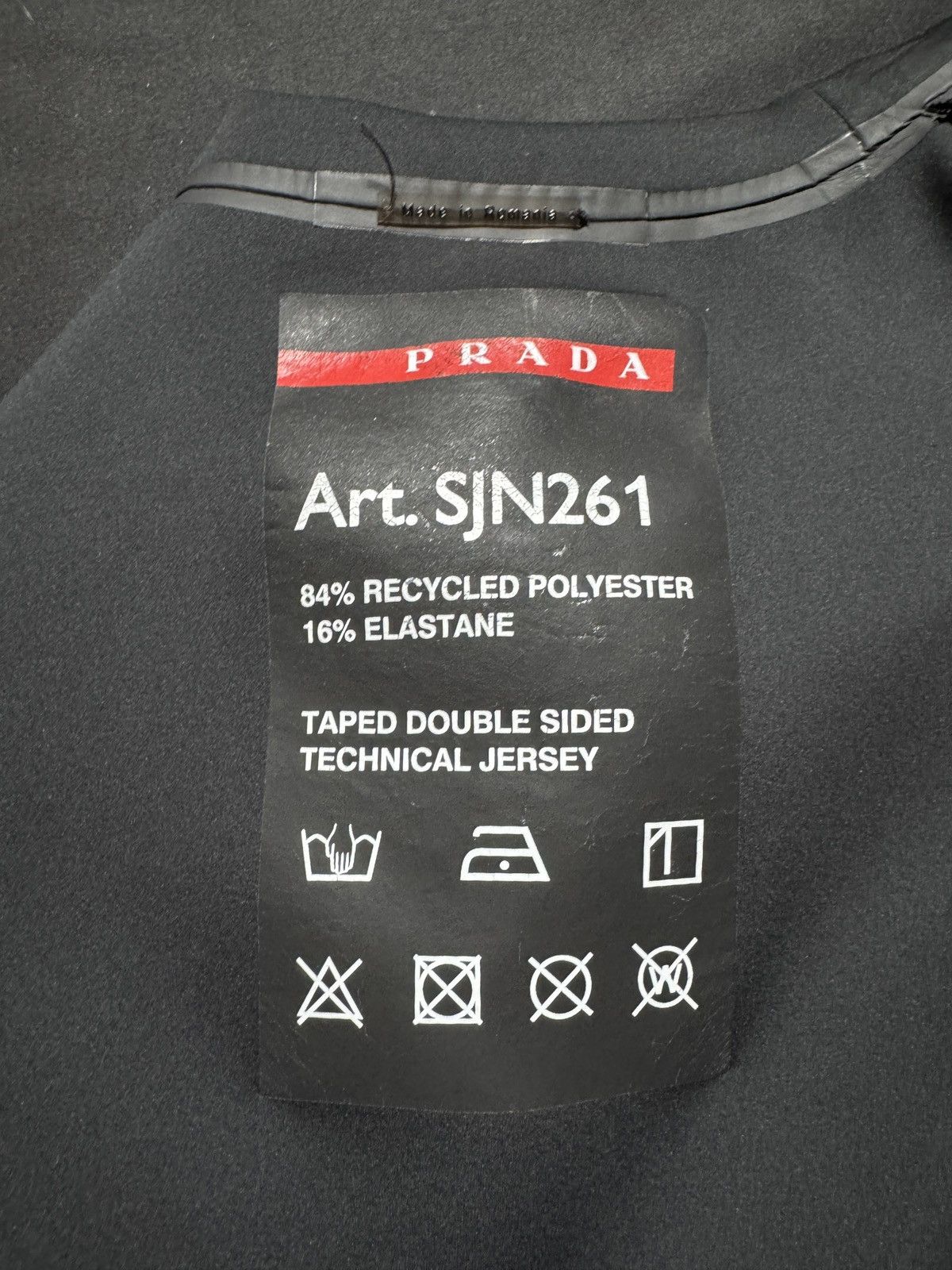 Prada Prada Taped Double Sided Technical Jersey Size US L / EU 52-54 / 3 - 5 Thumbnail