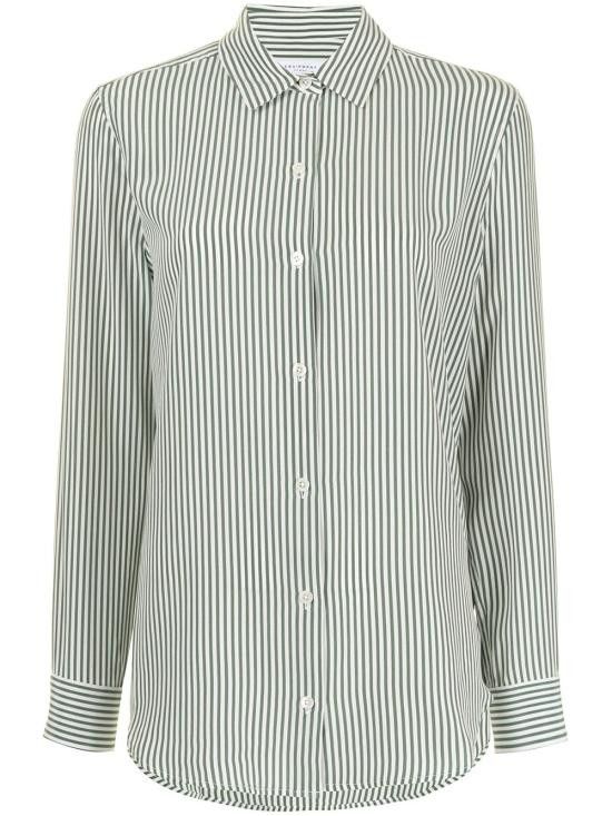 Equipment EQUIPMENT Women Shirts Q2982E900 BRIGHTWHT TRUEBLK White Size S / US 4 / IT 40 - 1 Thumbnail