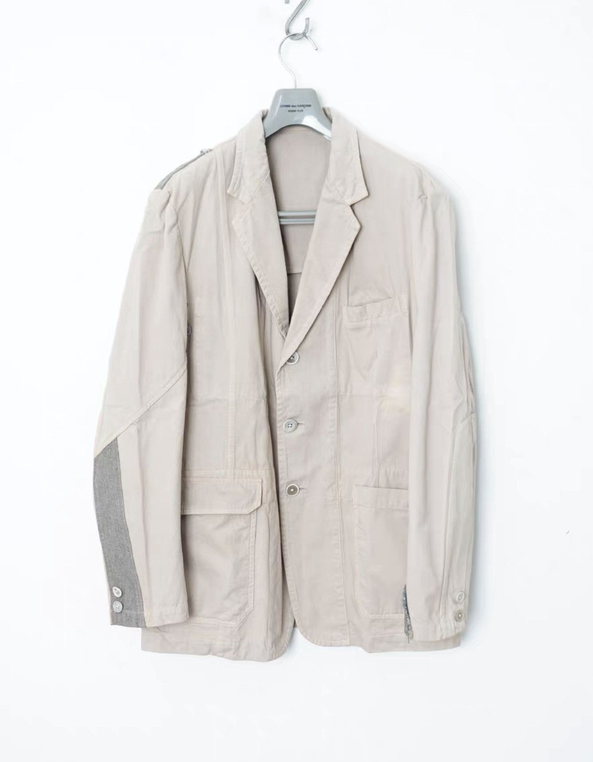 Yohji Yamamoto Yohji Yamamoto Y's for Men Oversized Panel Blazer Jacket Size US L / EU 52-54 / 3 - 1 Thumbnail