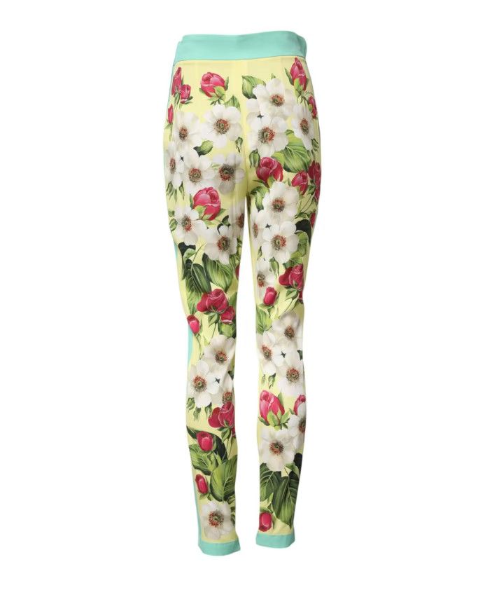 Dolce & Gabbana o1y0925 Floral-Print Sweatpant in Multicolor Size 25" / US 0 / IT 36 - 2 Thumbnail