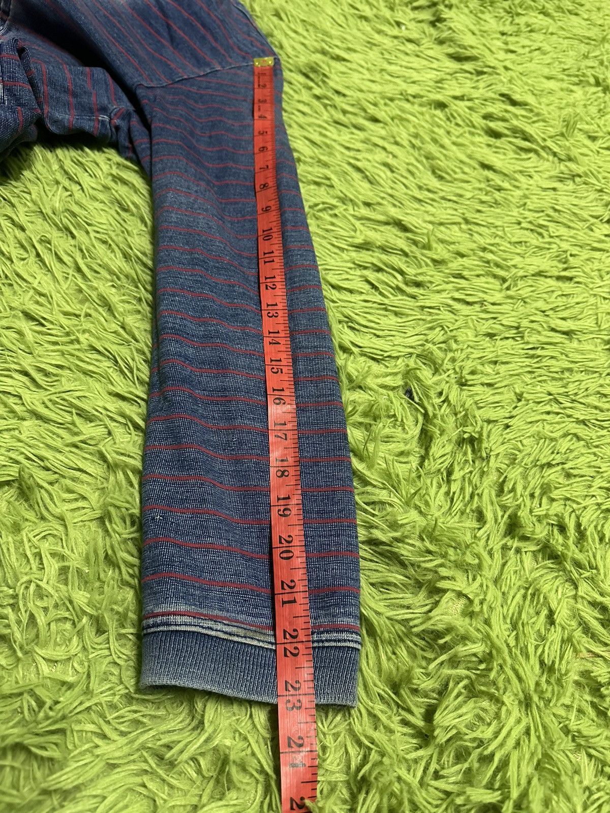 Blue Blue Japan Blue blue stripes zipper jacket Size US M / EU 48-50 / 2 - 13 Thumbnail
