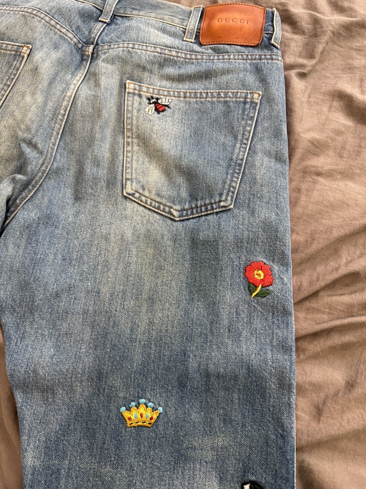 Gucci GUCCI Symbol Denim Jeans Men's Lot 53 Size US 34 / EU 50 - 9 Thumbnail