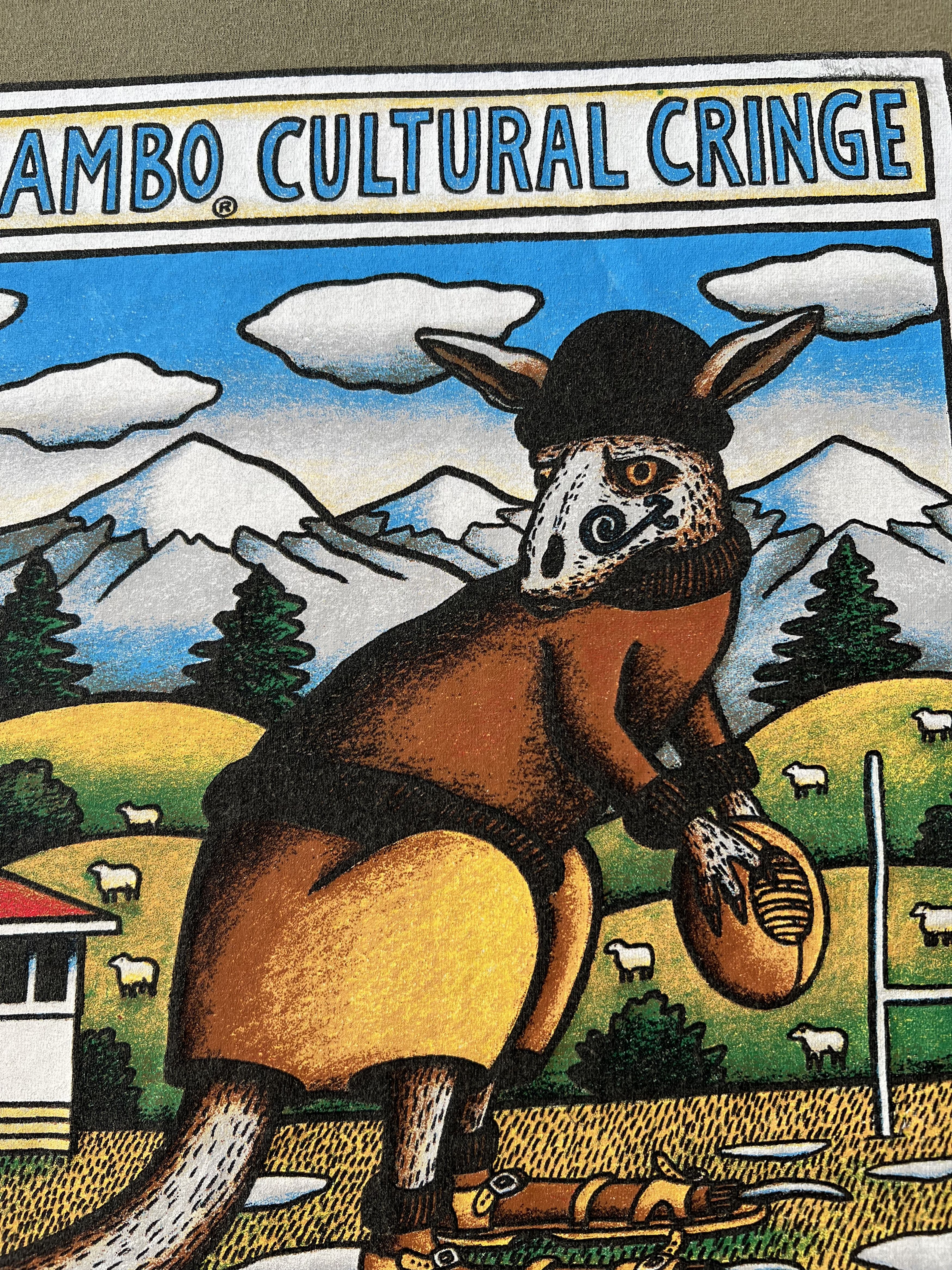 Mambo Vintage 2002 Mambo Cultural Cringe Kangaroo T-shirt Size US L / EU 52-54 / 3 - 17 Thumbnail