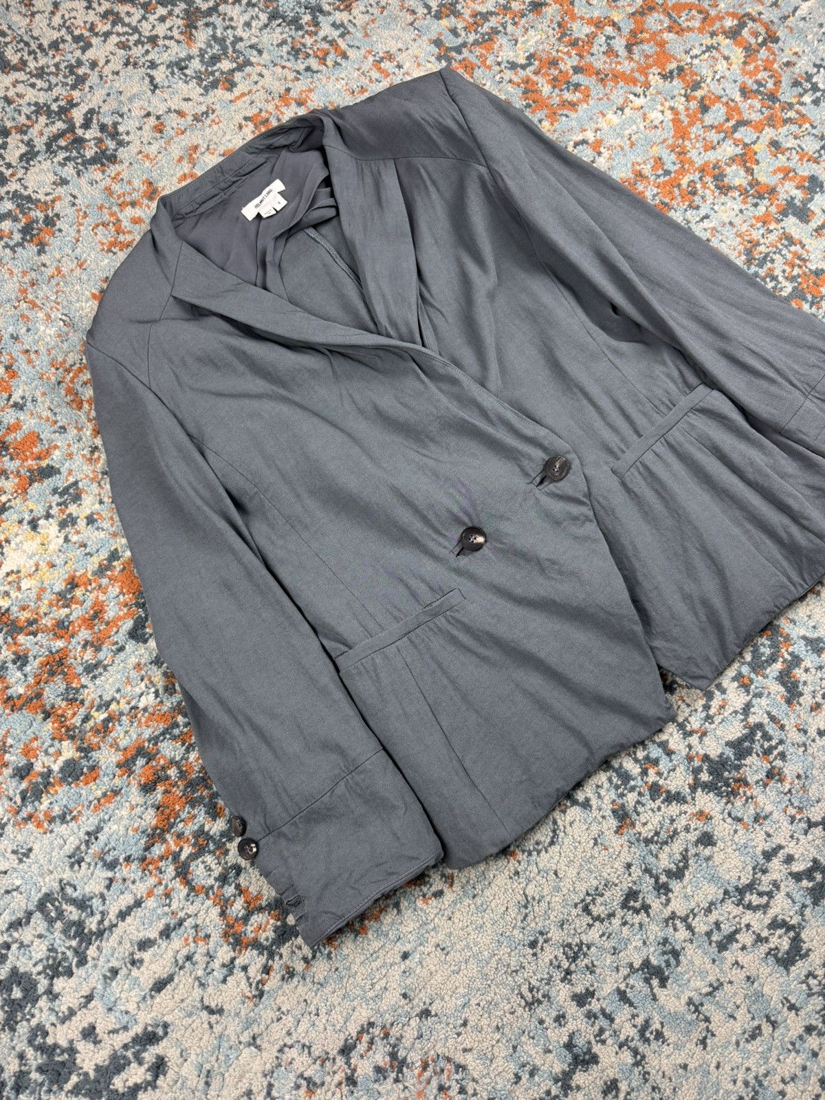 Designer × Helmut Lang Helmut Lang oversized loose fit blazer made in USA Size S / US 4 / IT 40 - 3 Thumbnail