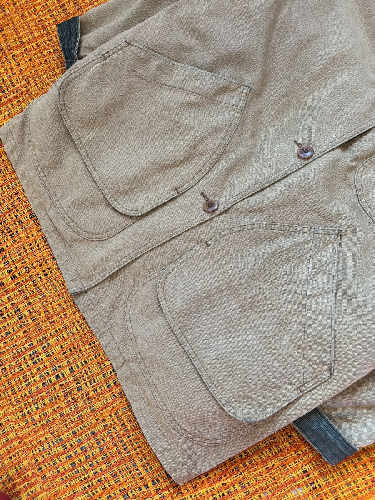L.L. Bean 90s LLBean tan chore jacket Size L / US 10 / IT 46 - 2 Thumbnail