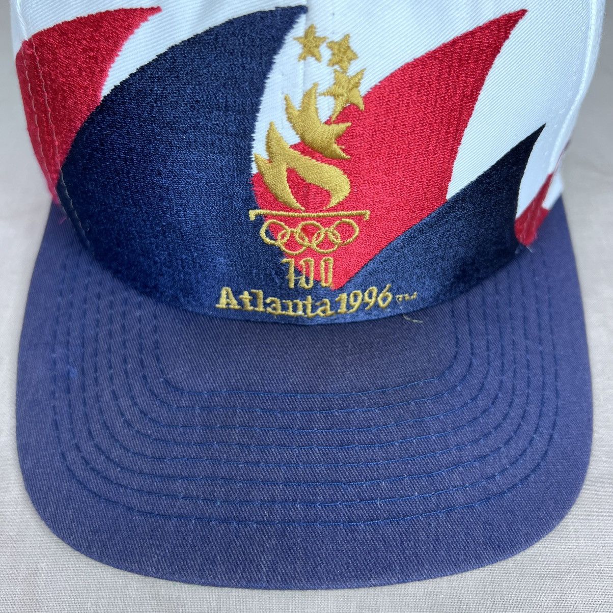 Logo Athletic 96 Atlanta Olympics Logo Athletic Double Sharktooth Snapback Size ONE SIZE - 3 Thumbnail