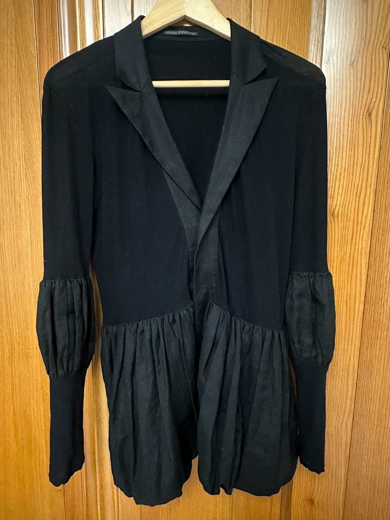 Yohji Yamamoto Yohji Yamamoto Cotton and linen thin jacket 2504-Nextarrow Size US S / EU 44-46 / 1 - 1 Thumbnail