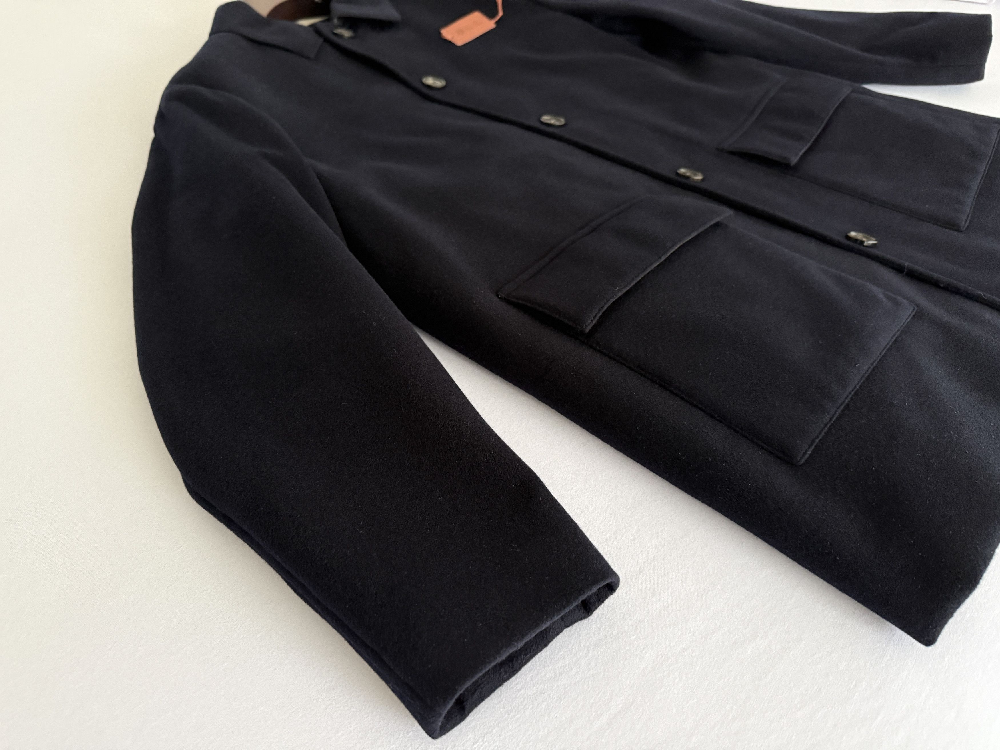 Loro Piana Carnaby Coat Cashmere Storm System Size US L / EU 52-54 / 3 - 3 Thumbnail