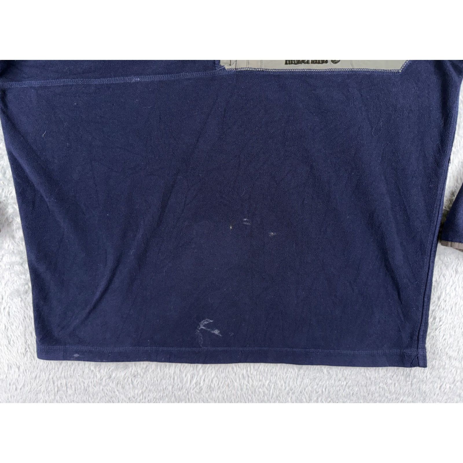 Timberland TIMBERLAND Sweater Mens XL Blue 1/4 Zip Polyester Fleece Mock Neck Pullover Embroidered Logo Size US XL / EU 56 / 4 - 5 Thumbnail