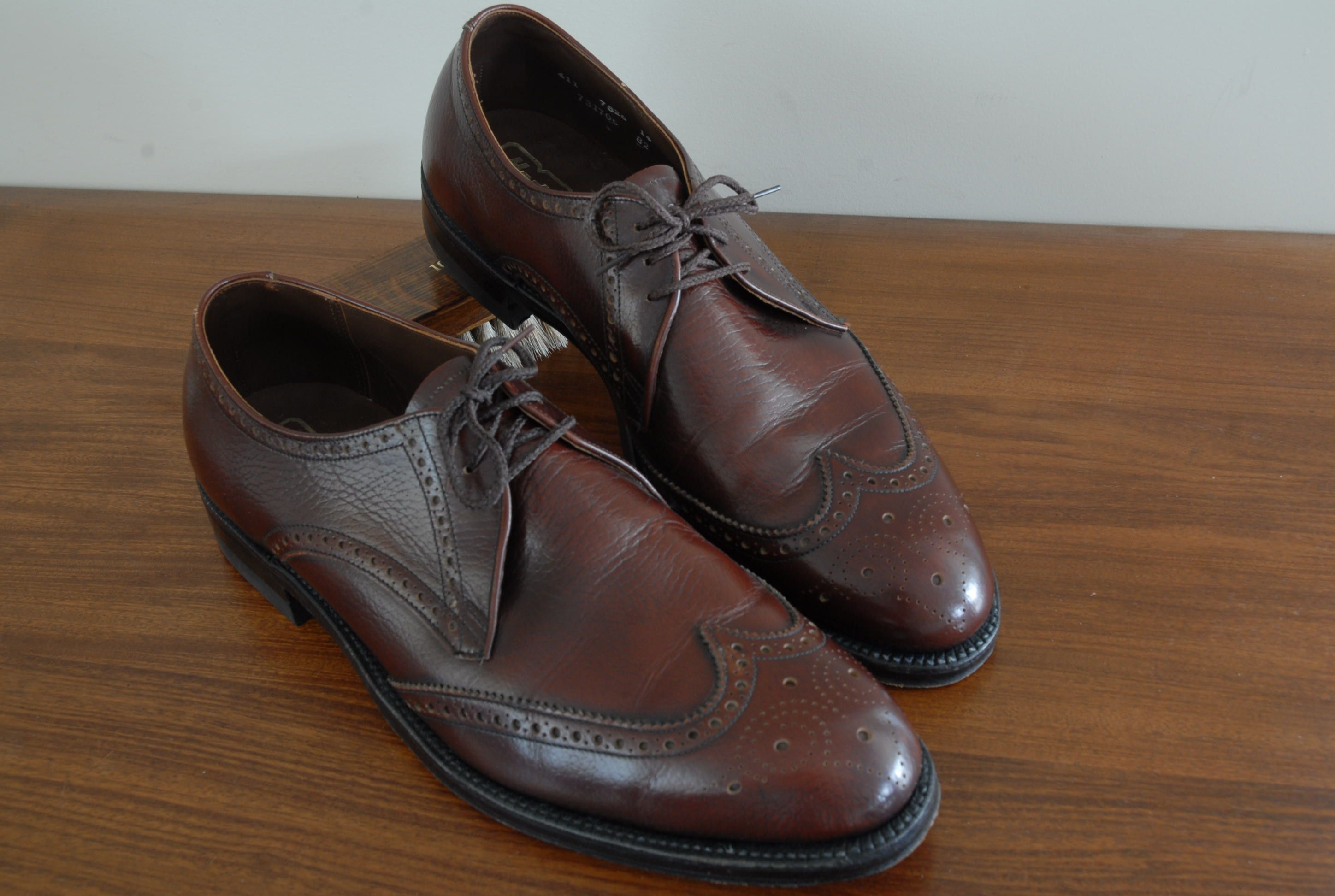 Vintage Hartt wingtip derby Size US 11 / EU 44 - 1 Thumbnail
