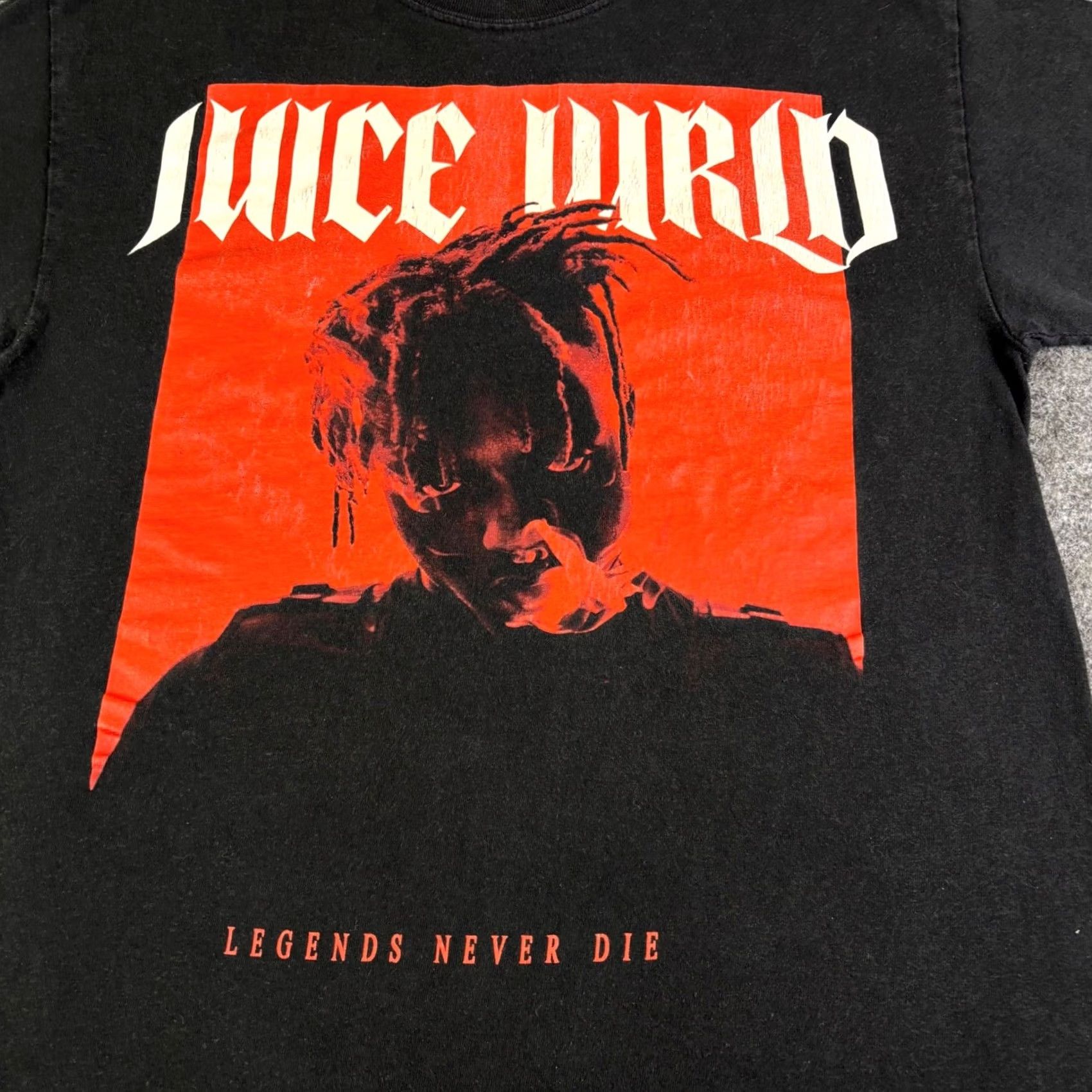 Vintage Juice Wrld Legends Never Die Graphic T-Shirt Mens M Black Rock Gothic Tee Size US M / EU 48-50 / 2 - 5 Thumbnail