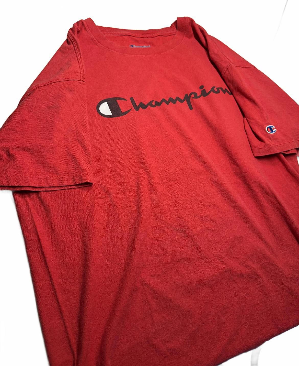 Champion Champion Red Graphic T-Shirt - Authentic Athletic Wear Size US L / EU 52-54 / 3 - 4 Thumbnail