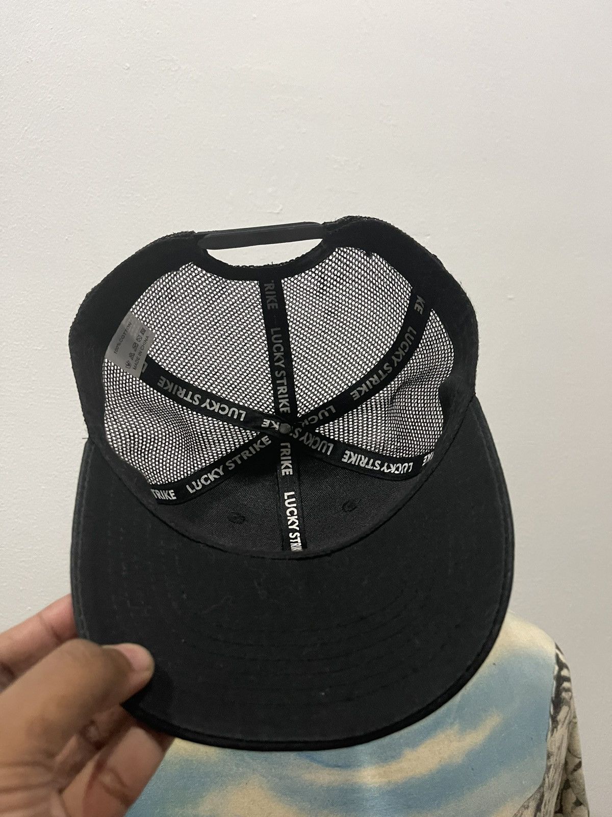 Vintage Lucky Strike Trucker Cap Hat Size ONE SIZE - 6 Thumbnail