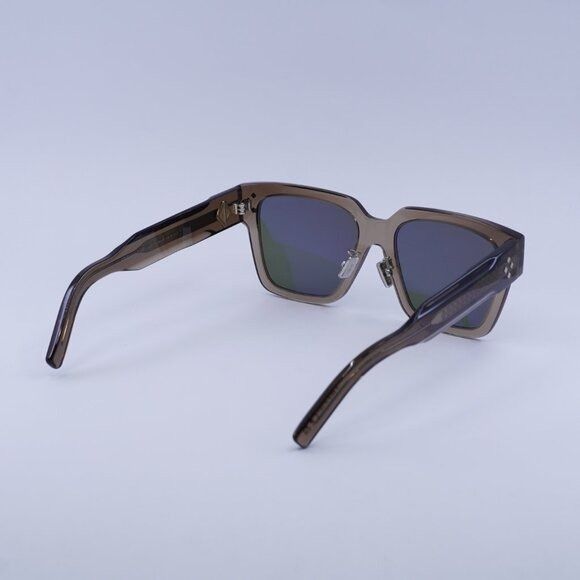 Dior Dior CD DIAMOND S3F 64C0 Sunglasses Transparent Brown Square Size ONE SIZE - 9 Thumbnail