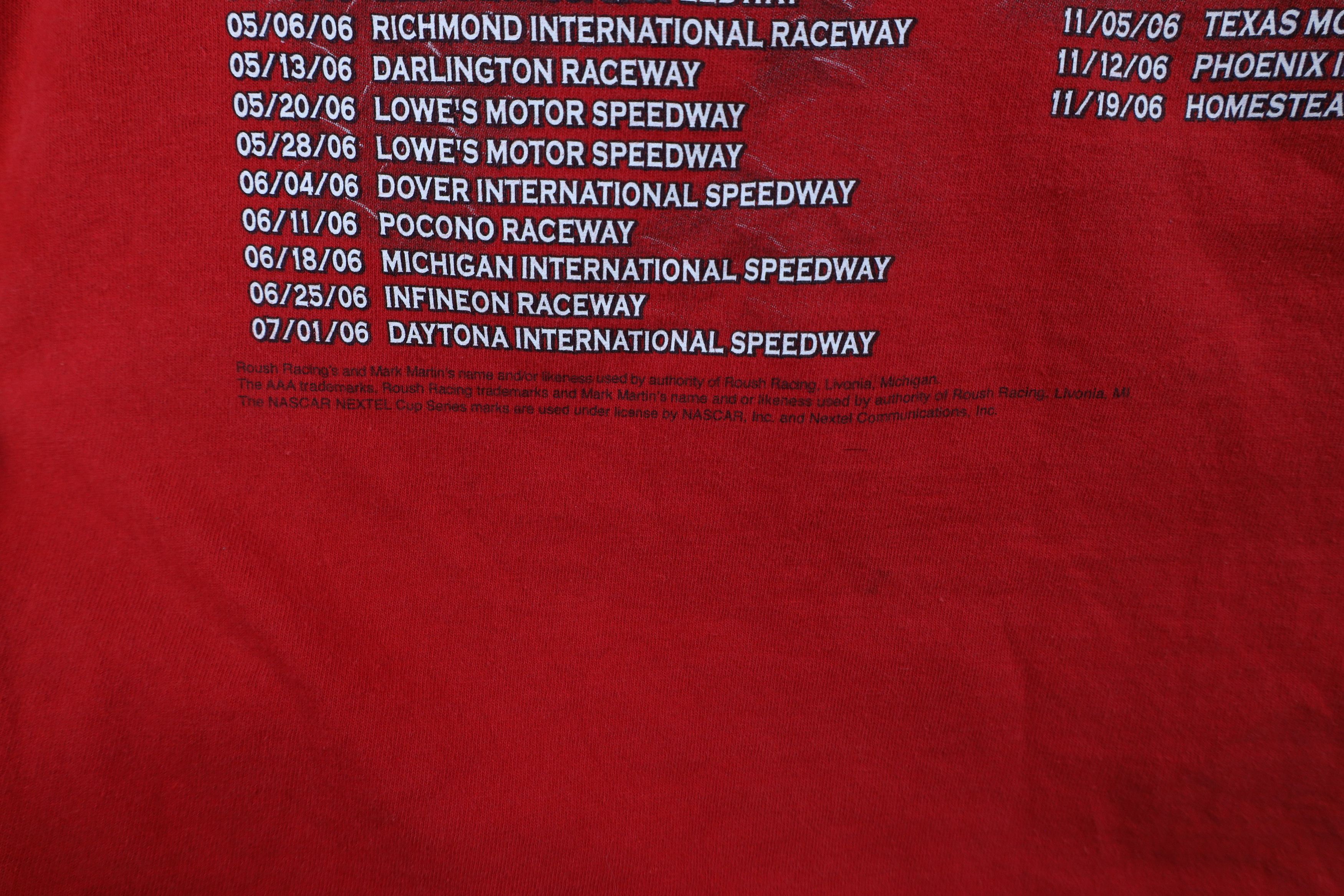 Vintage Vintage Y2K 2006 NASCAR Martin Racing All Over Print T-Shirt Size US L / EU 52-54 / 3 - 12 Thumbnail