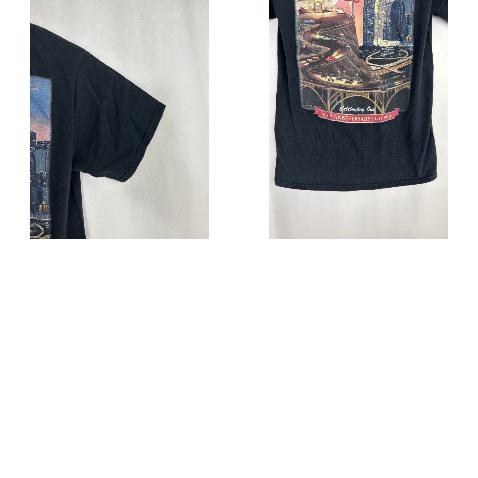 Vintage In N Out Shirt Short Sleeve T-Shirt 65th Anniversary LA Skyline 2013 Black S Mens Size US S / EU 44-46 / 1 - 9 Thumbnail