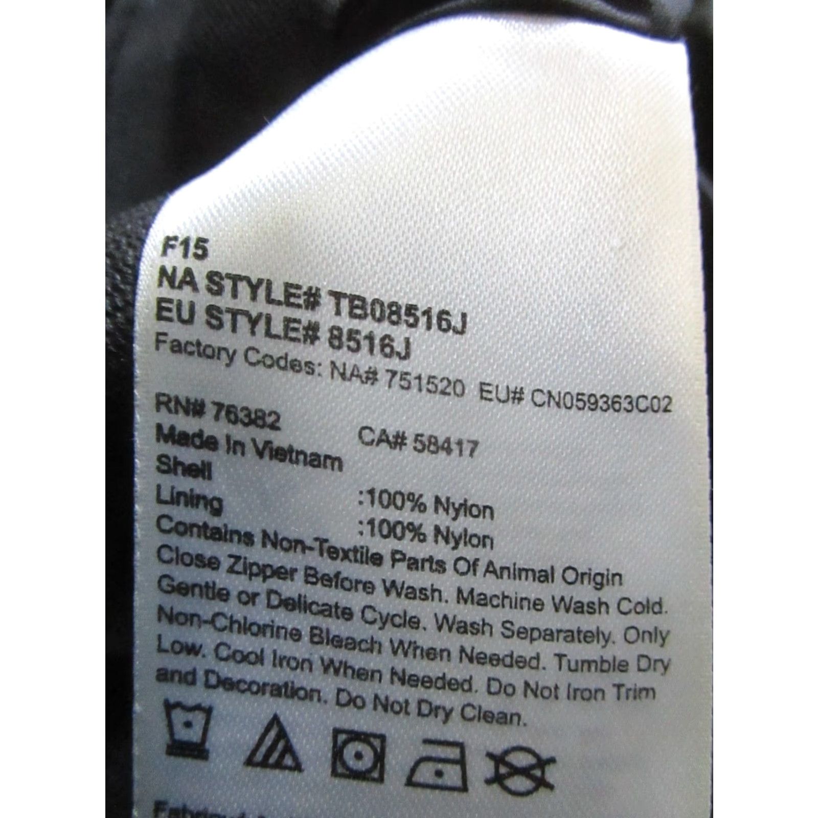 Timberland Timberland Jacket Womens Medium Black Hyvent Jacket Coat Nylon Lining Polyester Zip Casual Travel Workwear Basic Jacket Mens Womens Girls Size M / US 6-8 / IT 42-44 - 5 Thumbnail
