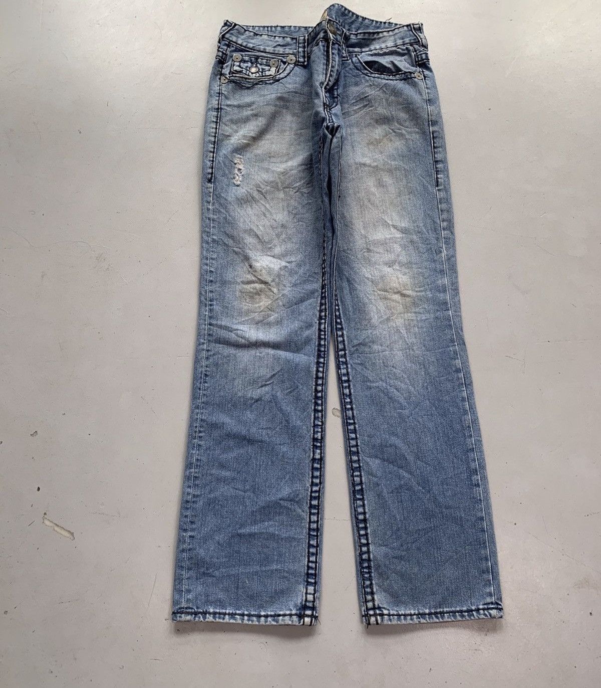True Religion Vintage true religion baggy boot denim Size US 38 / EU 54 - 10 Thumbnail
