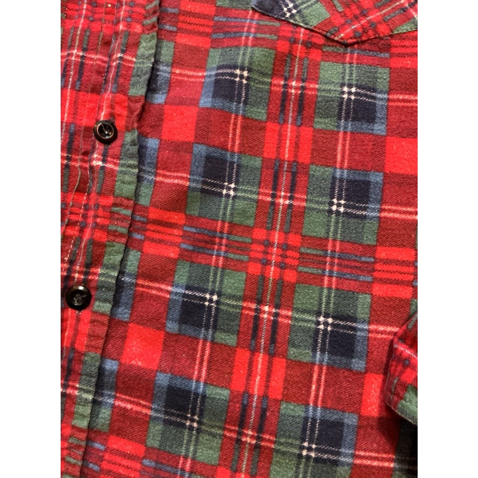 JCPenney VINTAGE JCPenney Plaid Printed 100% Cotton L/S Flannel Button Shirt XL Men’s 70s 80s Size US XL / EU 56 / 4 - 6 Thumbnail