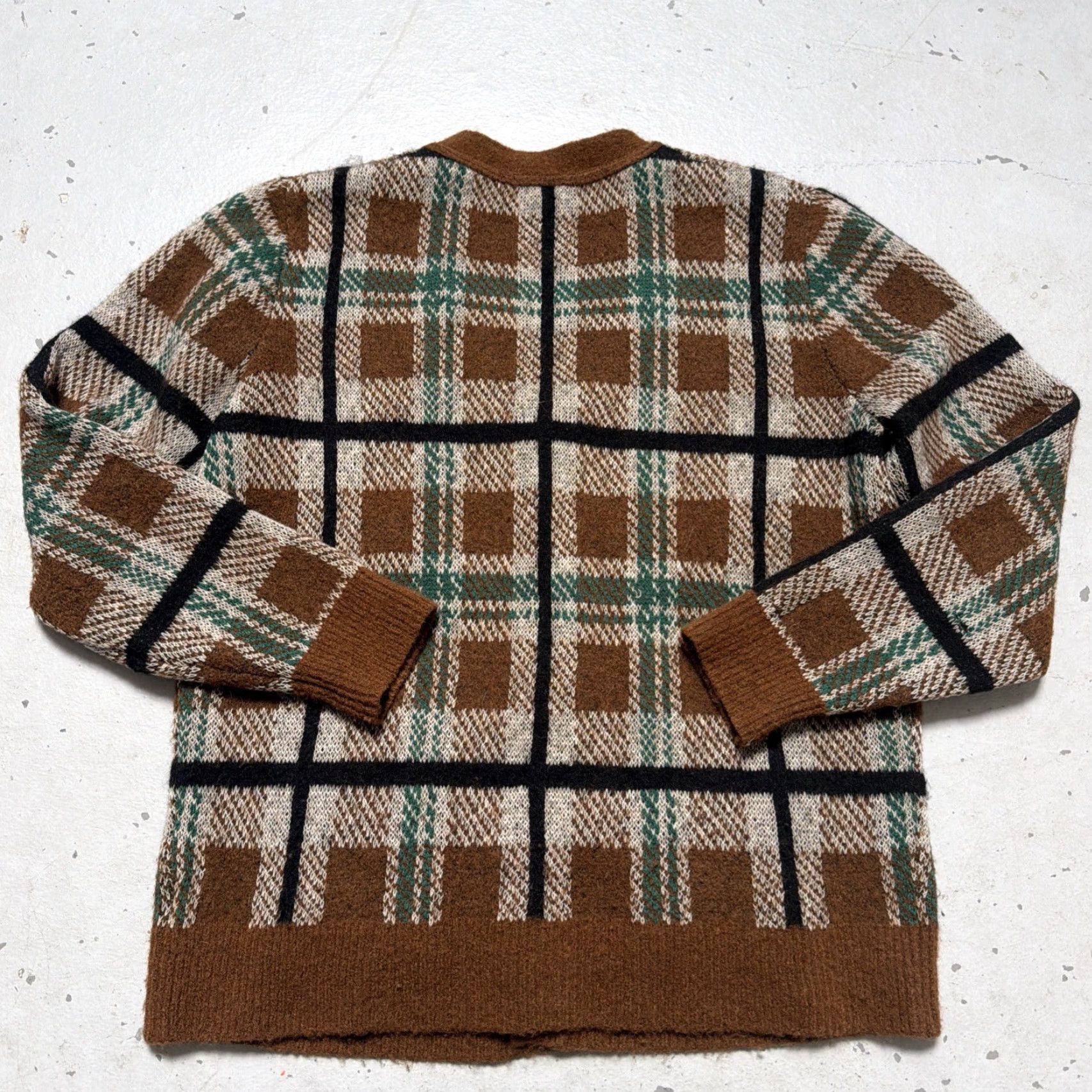 Todd Snyder Todd Snyder Wool Alpaca Blend Pattern Cardigan Preppy Sweater Large Size US L / EU 52-54 / 3 - 5 Thumbnail