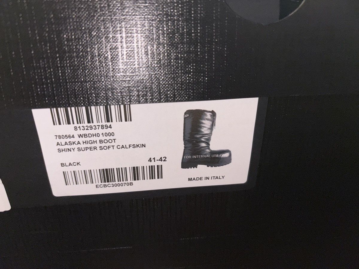 Balenciaga Balenciaga alaska high boot black calfskin leather 41 42 Size US 9 / EU 42 - 7 Thumbnail