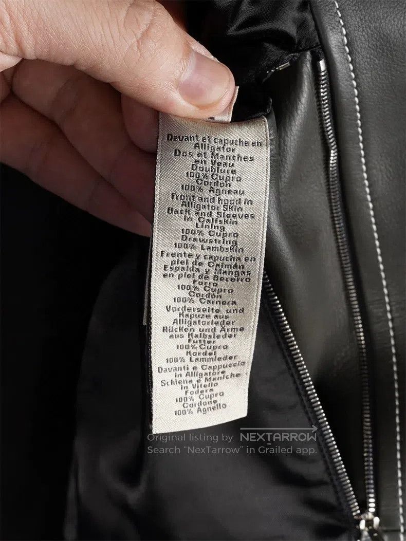 Hermes Hermes Crocodile leather jacket Size US M / EU 48-50 / 2 - 9 Thumbnail