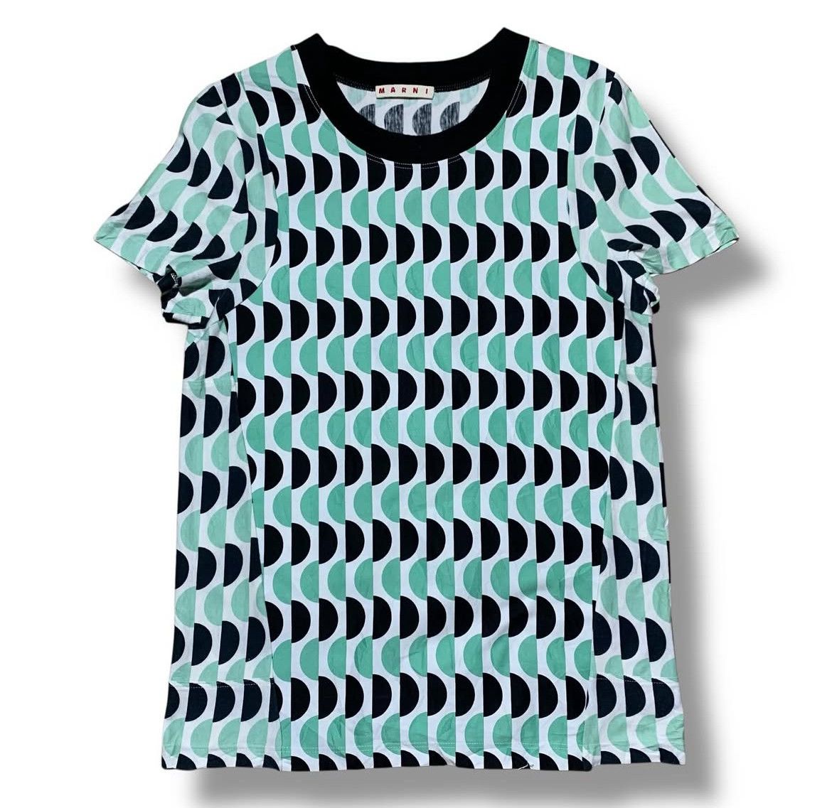 Marni 2000s Marni Abstract Printed Commesa Top Shirt Size US XS / EU 42 / 0 - 1 Thumbnail