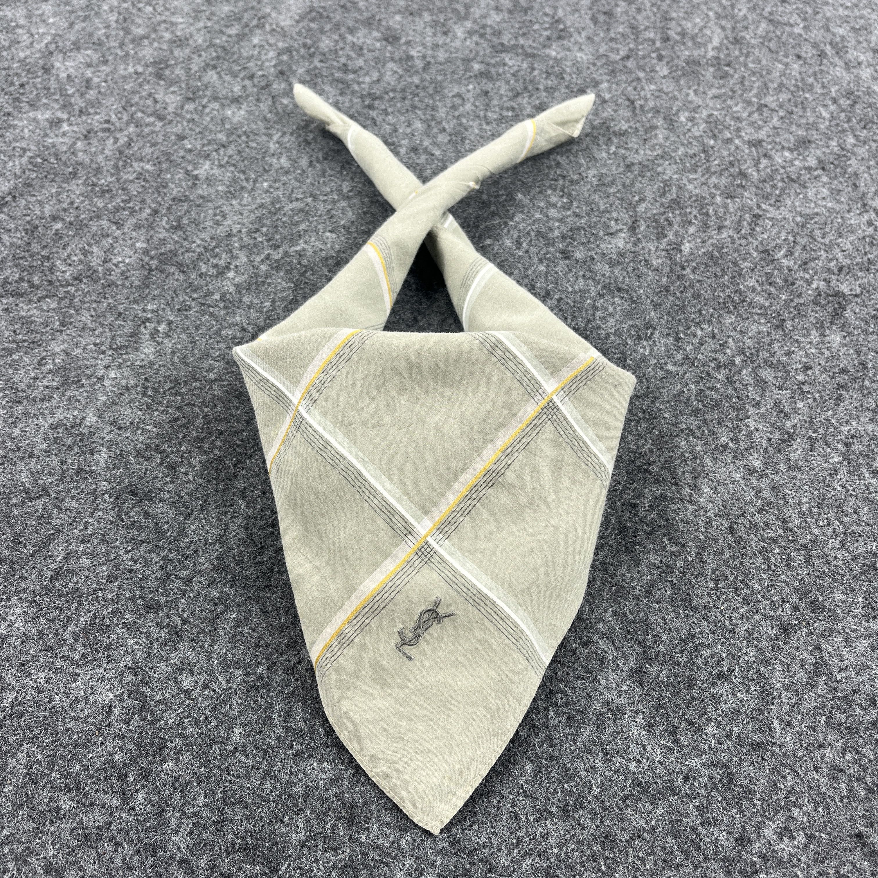 Vintage × Yves Saint Laurent Yves Saint Laurent Handkerchief / Bandana / Neckerchief B009 Size ONE SIZE - 3 Thumbnail
