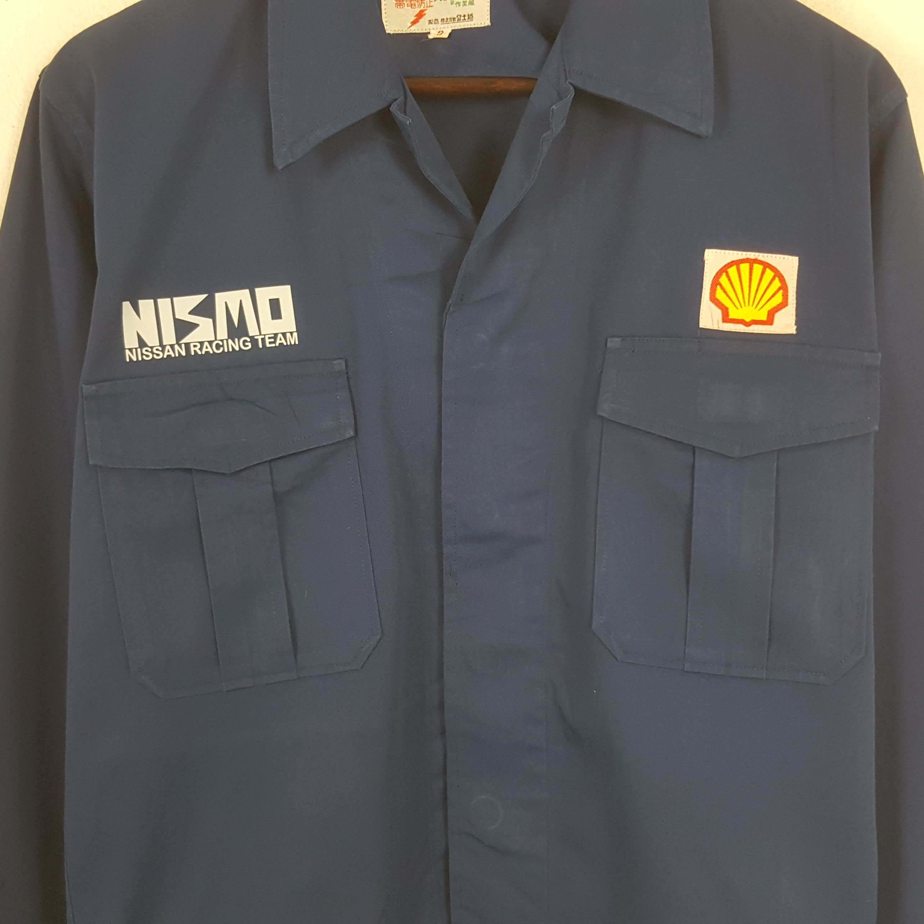 Japanese Brand × Vintage Vintage Shell x Custom Nissan Racing Team Japan Jacket Size M / US 6-8 / IT 42-44 - 4 Thumbnail