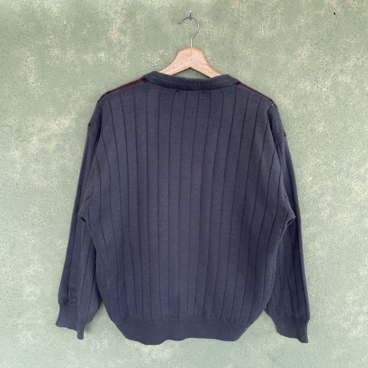 Aran Isles Knitwear × Japanese Brand Vintage Japan Kosugi Checkred Cardigan Knitwear Rare Size US M / EU 48-50 / 2 - 11 Thumbnail