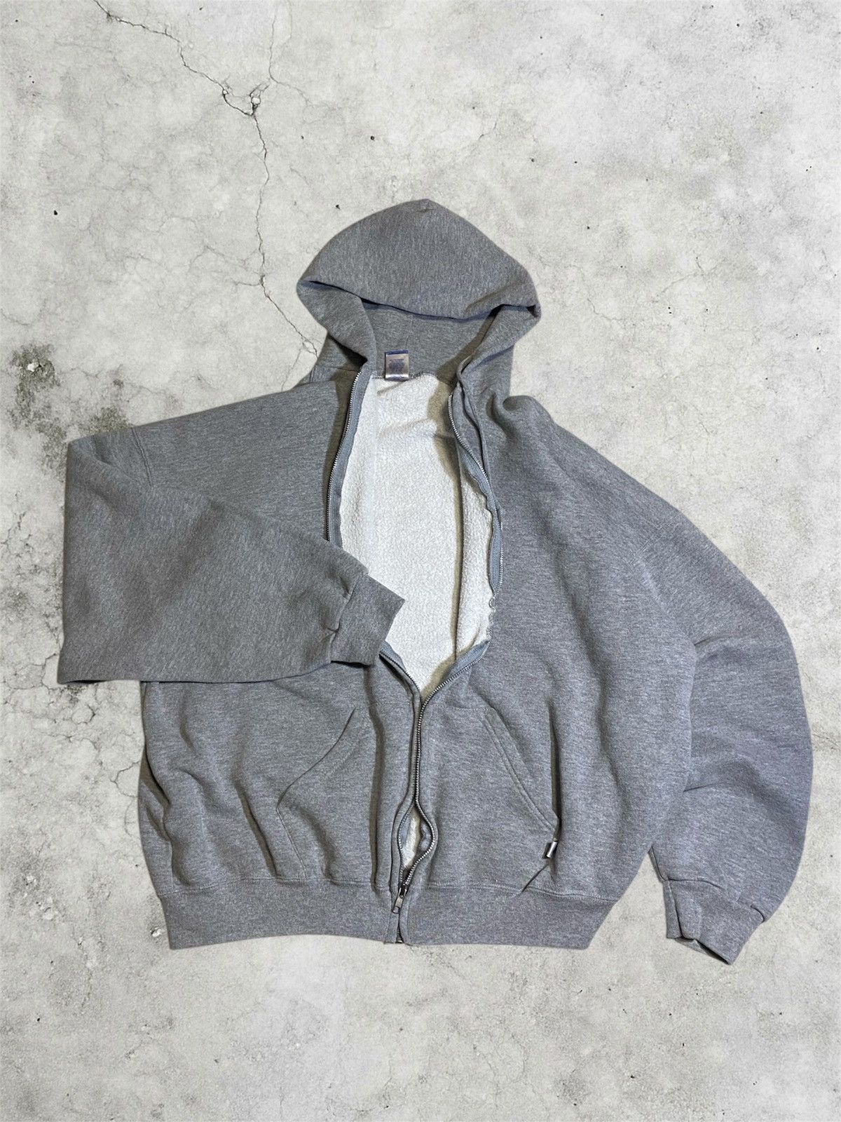 Russell athletic Grey Hoodie(Kanye West Style)