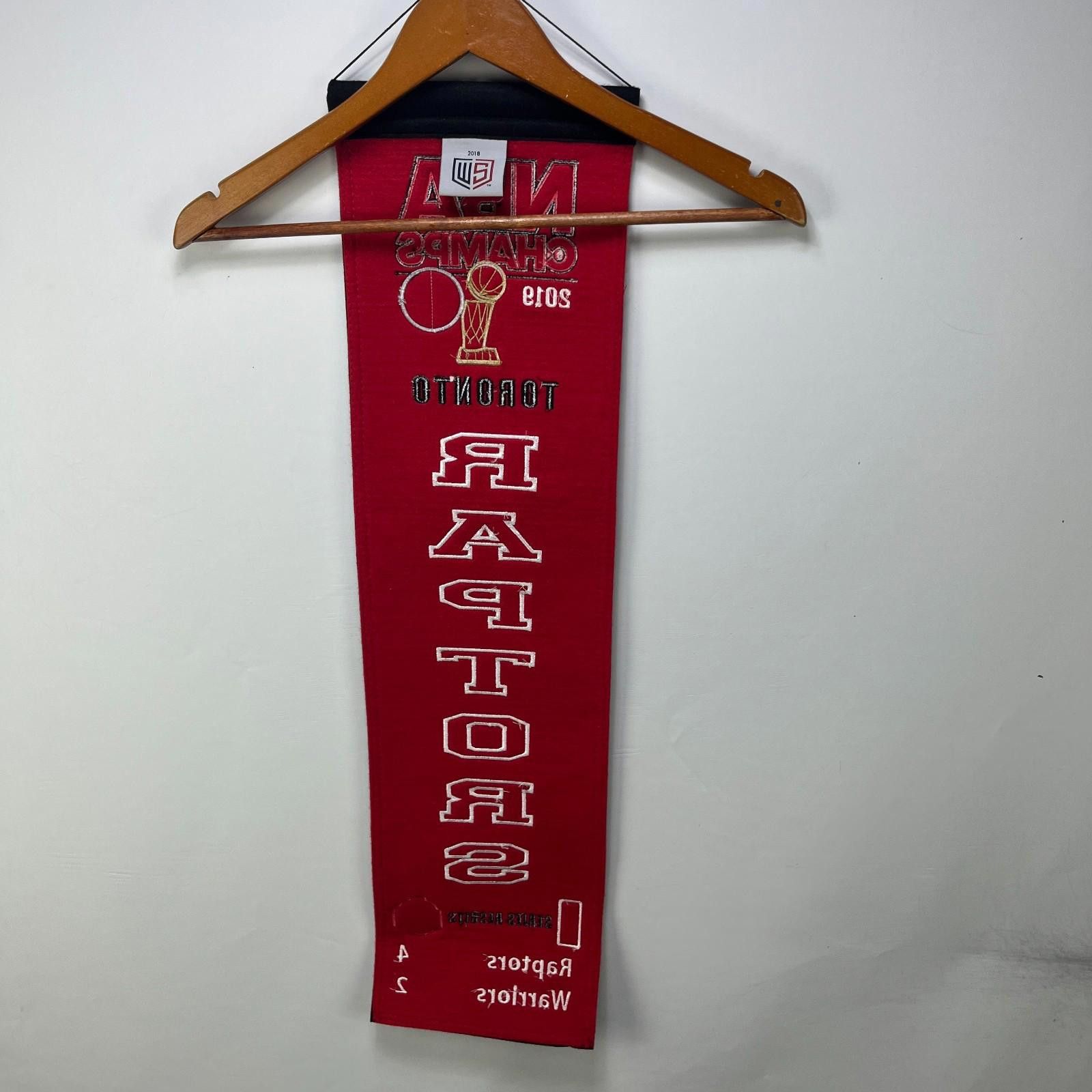 Other Toronto Raptors 2019 NBA Champs Embroidered Heritage Banner Size ONE SIZE - 6 Thumbnail