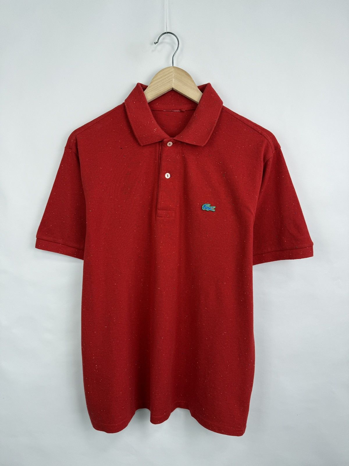 Lacoste 🇫🇷 Y2K Lacoste Art Polo T-Shirt Made in France Retro Rare Size US L / EU 52-54 / 3 - 3 Thumbnail
