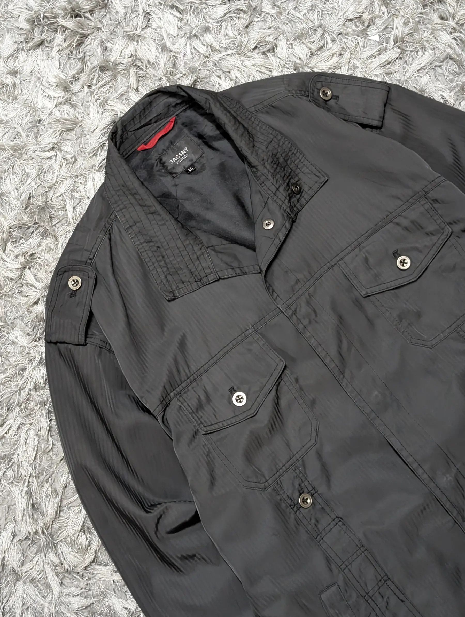 Designer × Japanese Brand Yohji Y'saccs Tactical Jacket Military General Coat Parka Size US XL / EU 56 / 4 - 3 Thumbnail