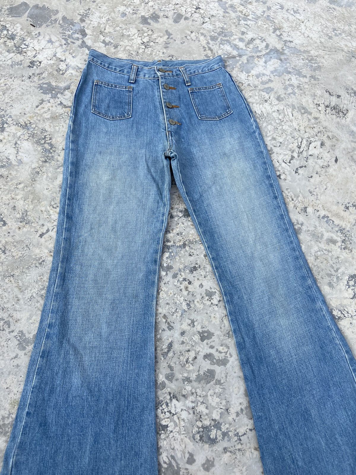 Vintage × Wrangler Vintage Wrangler flare denim pants women Size 26" / US 2 / IT 38 - 3 Thumbnail