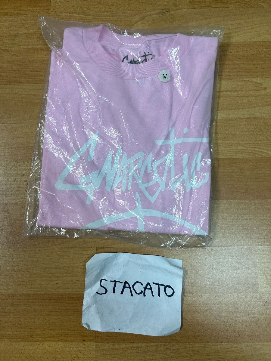 Gnarcotic × Rap Tees Gnarcotic Lil Gnar Peace Sign Tee Pink, Size US M / EU 48-50 / 2 - 2 Thumbnail