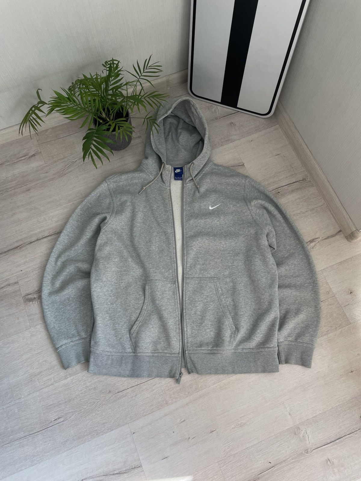 20471120 × Nike Vintage Nike Zip Hoodie Swoosh Blue Tag Casual Hypebeast Y2k Size US XXL / EU 58 / 5 - 1 Thumbnail